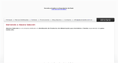 Desktop Screenshot of alacenaseleccion.es